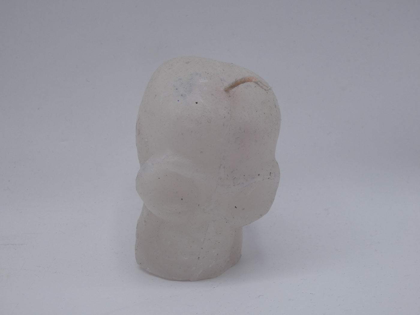 Beeswax Skull Candle Figure