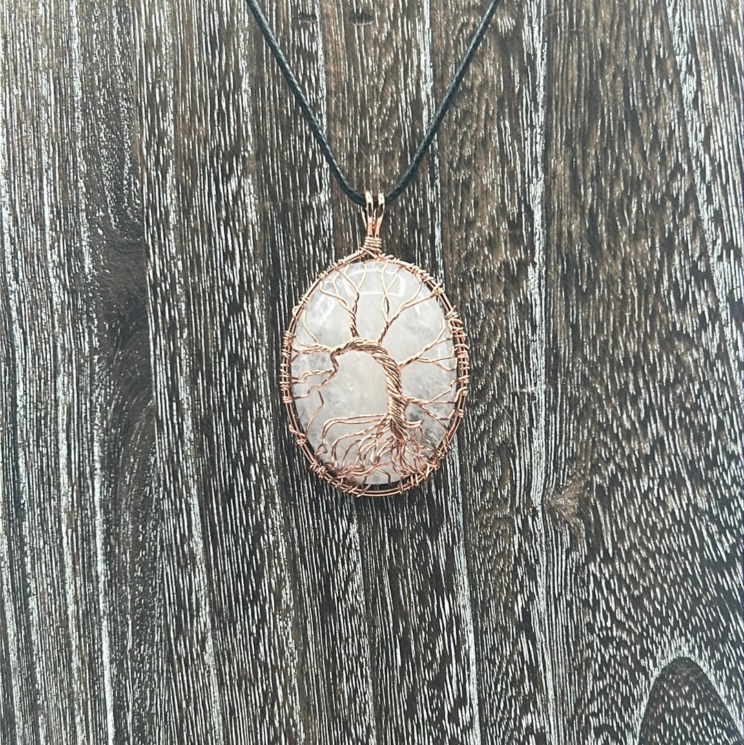 Rose Gold Tree of Life Necklace