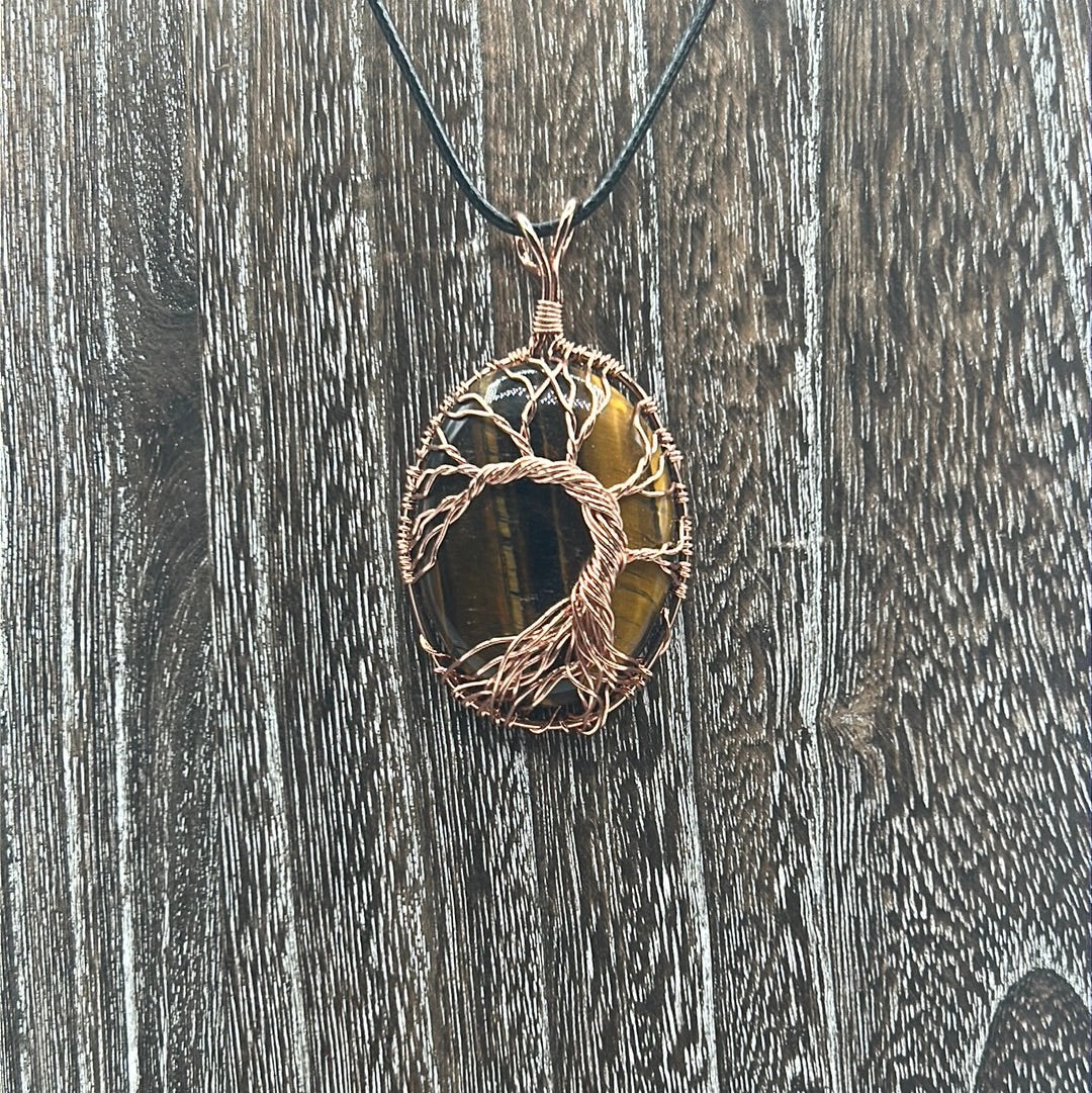 Rose Gold Tree of Life Necklace