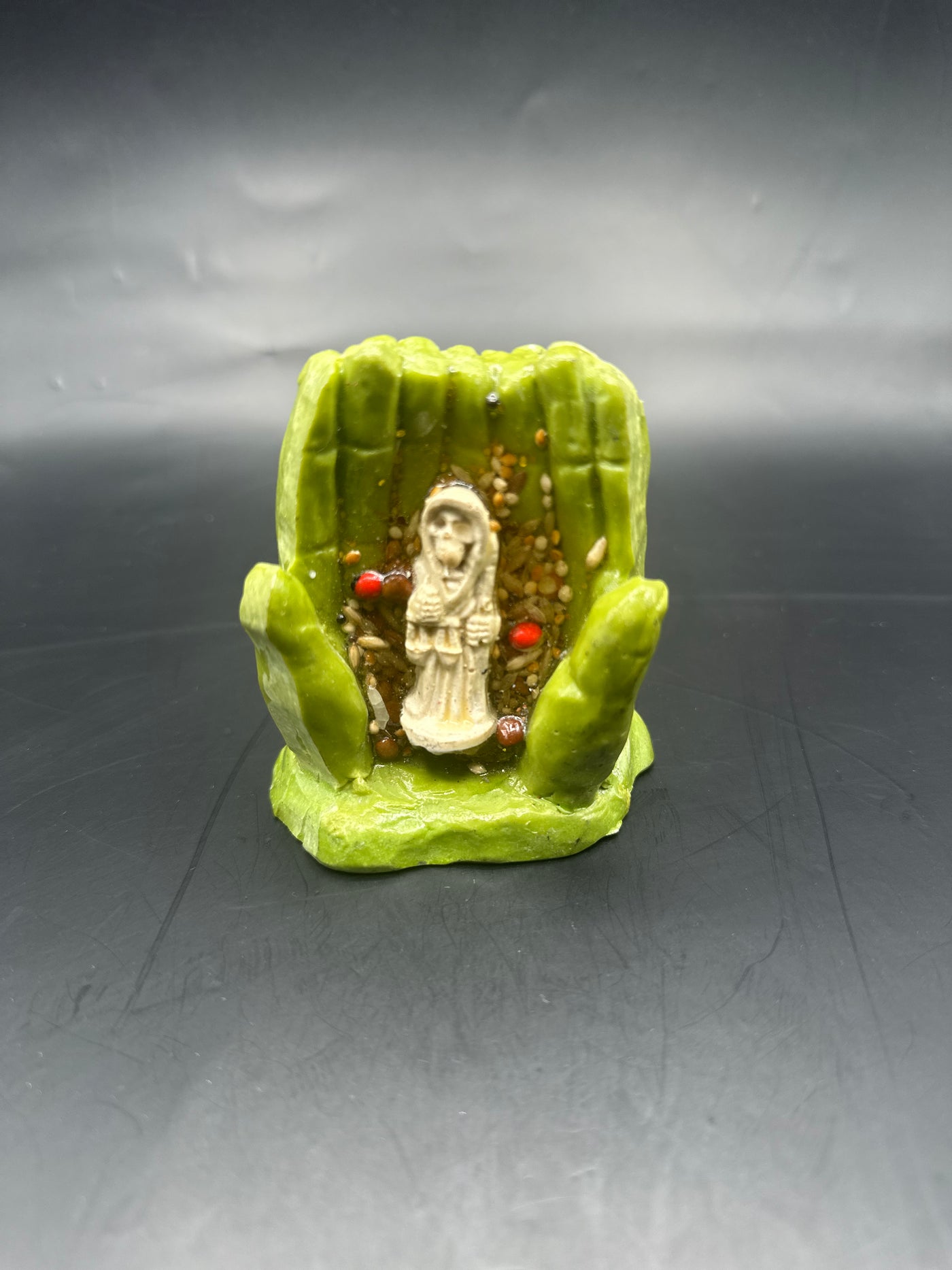 Green Santa Muerte