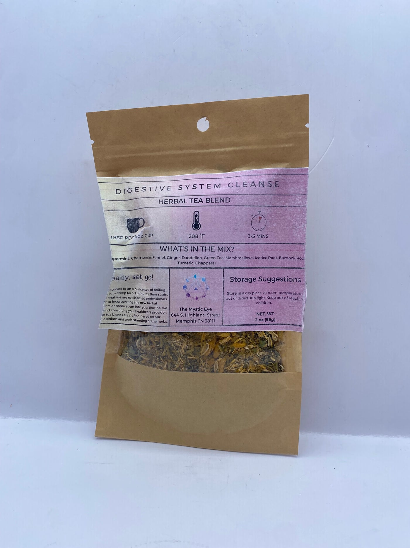 Digestive System Cleanse Herbal Tea Blend