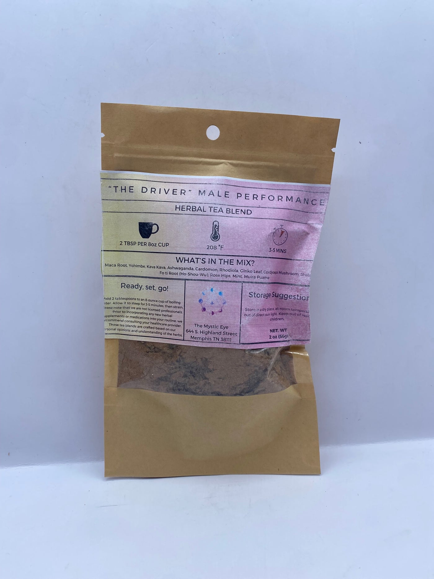 "The Driver" Male Performance Herbal Tea Blend