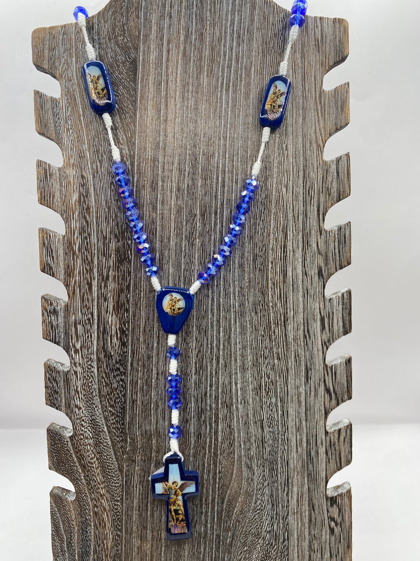 Blue Saint Michael Rosary