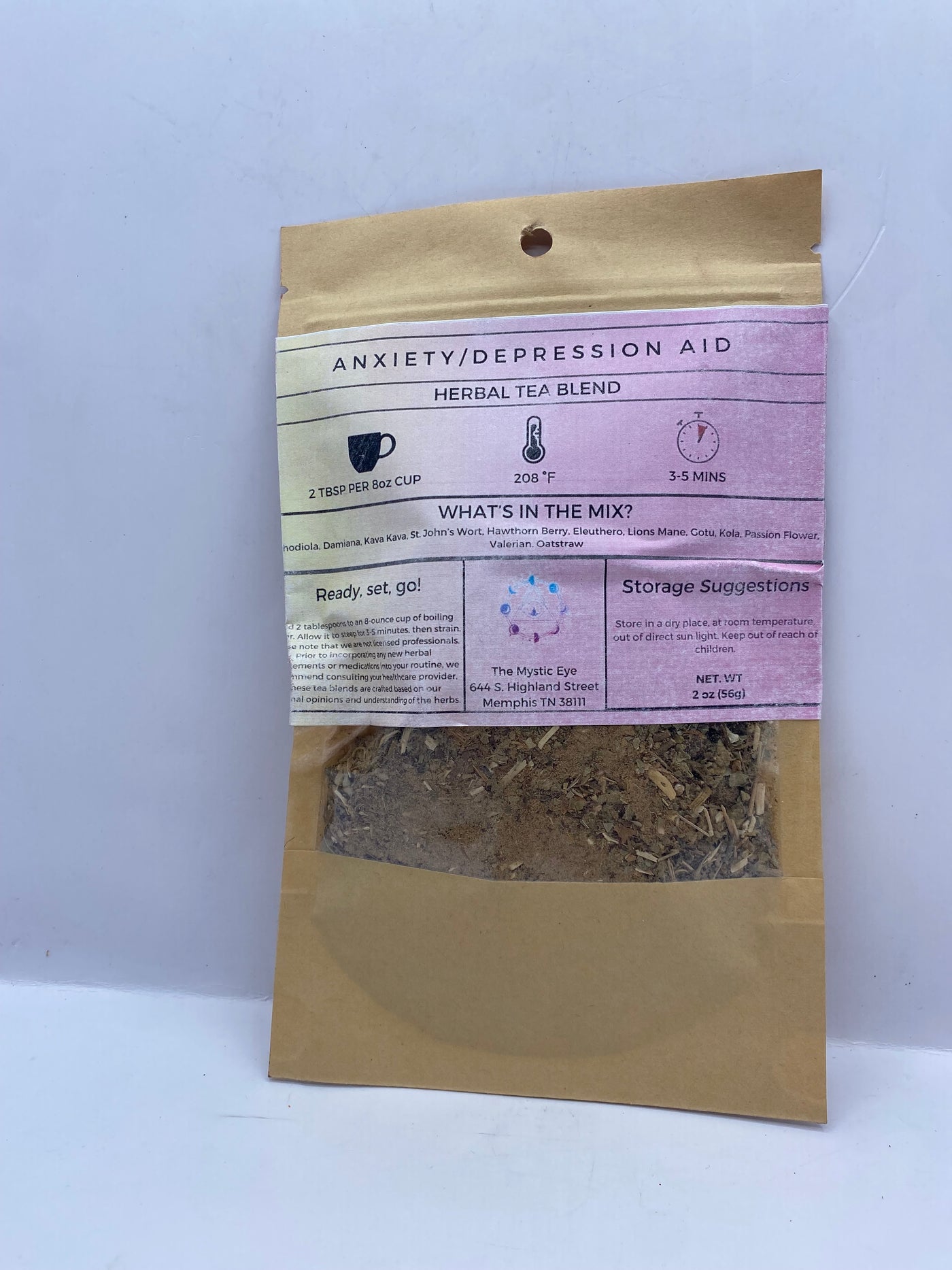 Anxiety/Depression Aid Herbal Tea Blend