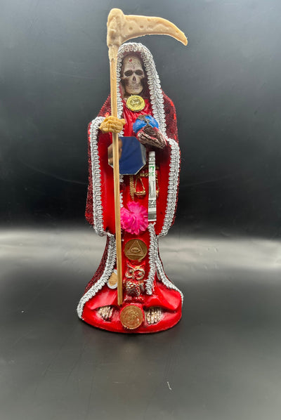 Red Santa Muerte