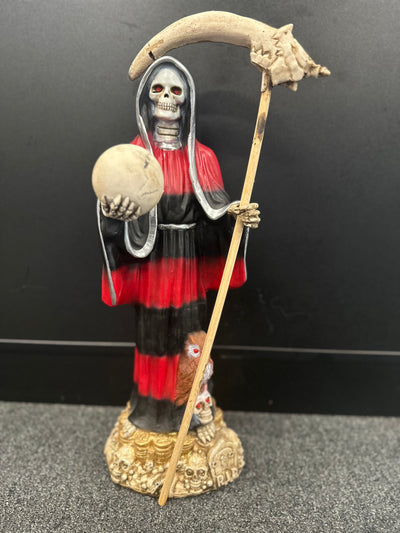 Black and Red Santa Muerte (Reversible)