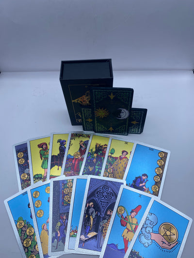 The Fool Tarot Deck- Green Cards