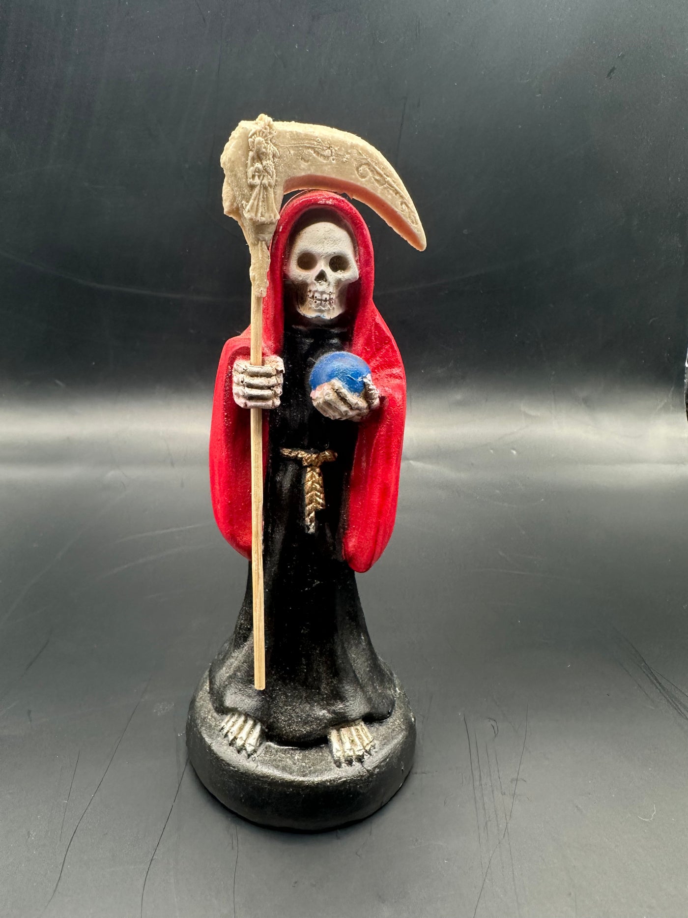 Black and Red Santa Muerte (Reversible)