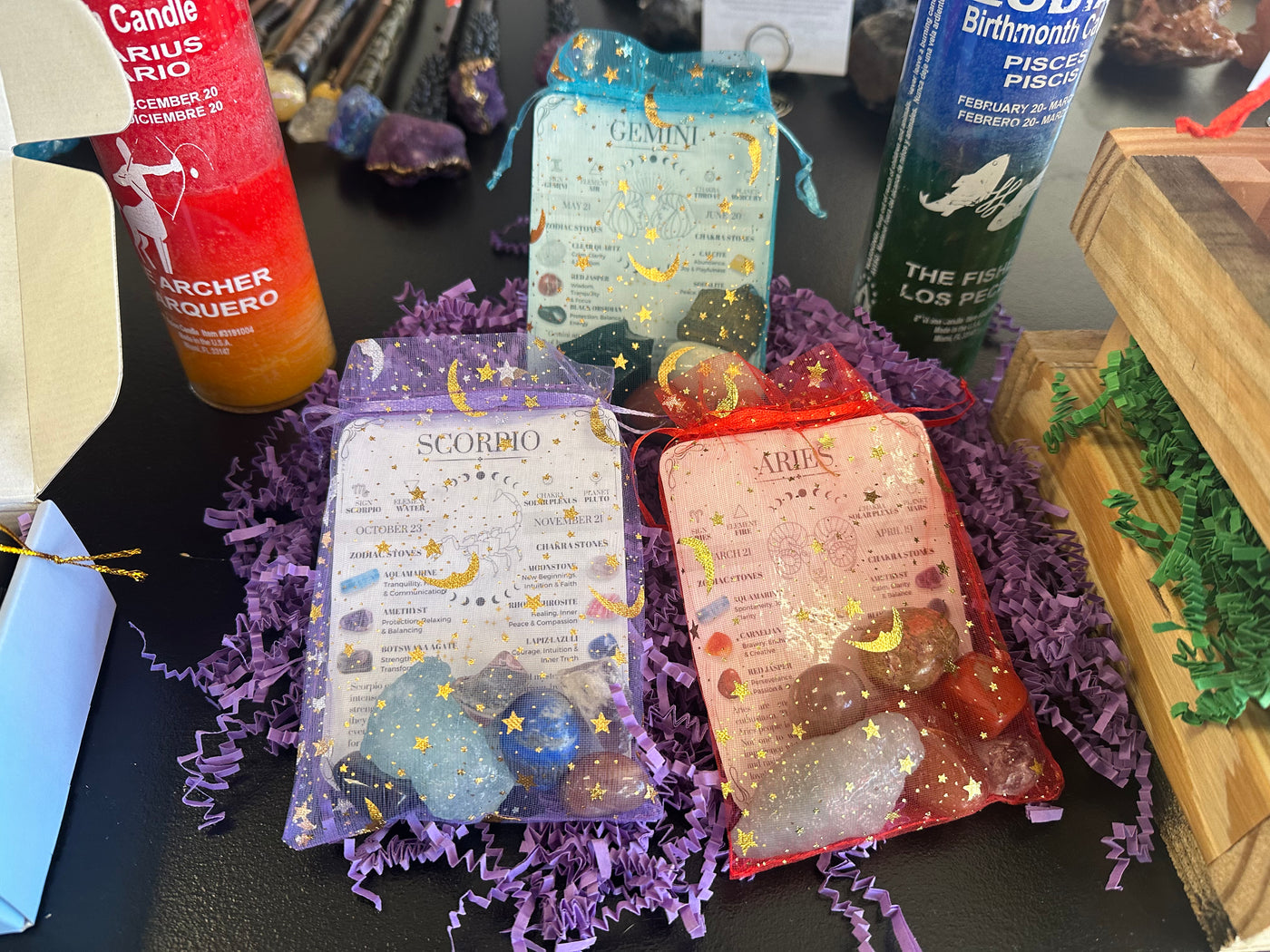 Zodiac Crystal Grab Bags