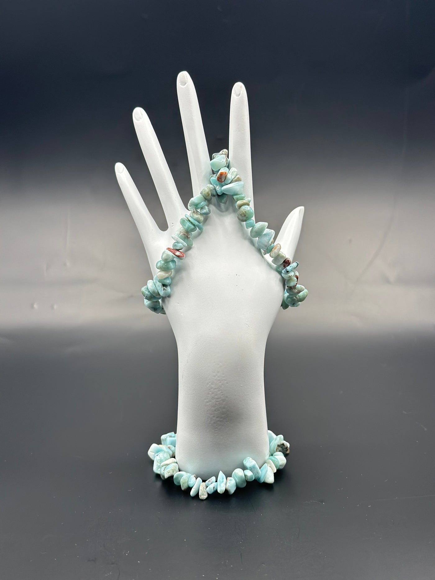 Larimar Chip Bracelet