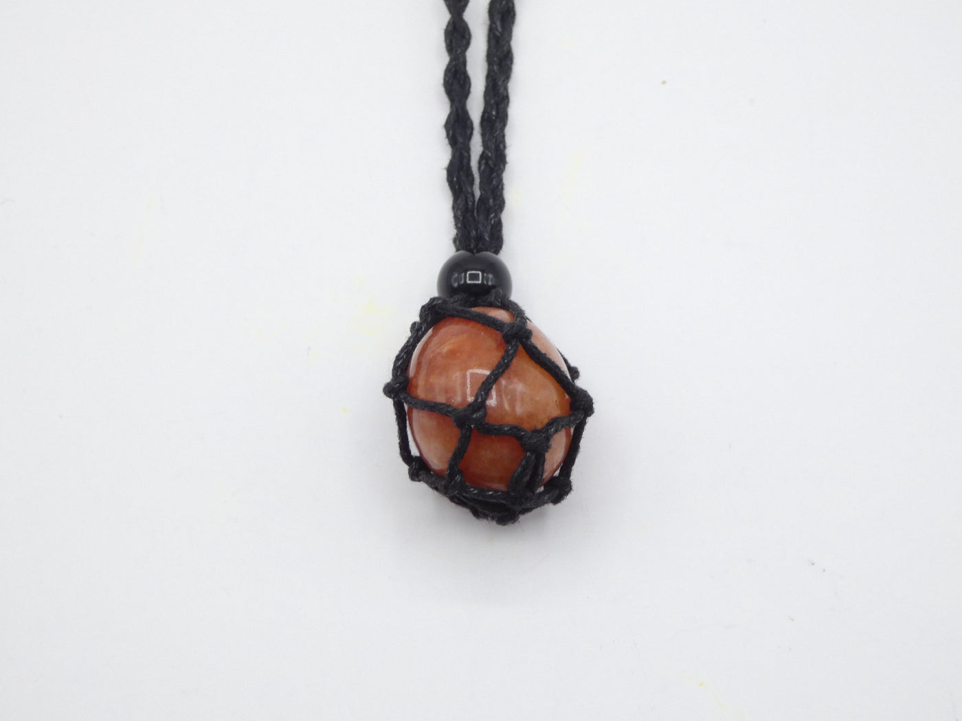 Rope Cage Necklace (Black)