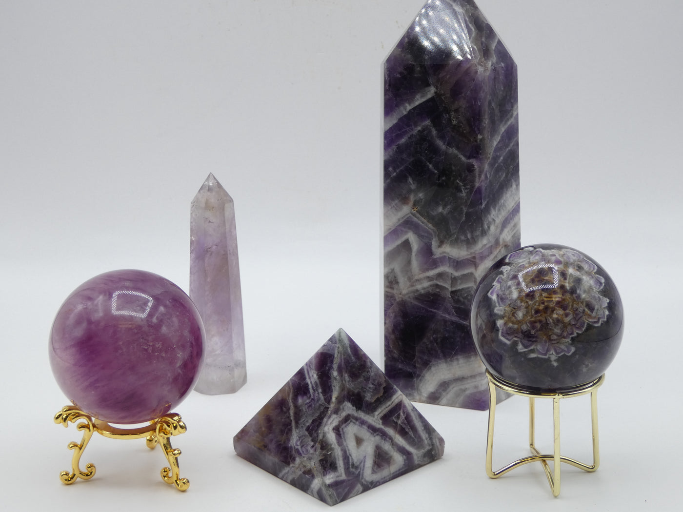 Amethyst Tower & Sphere