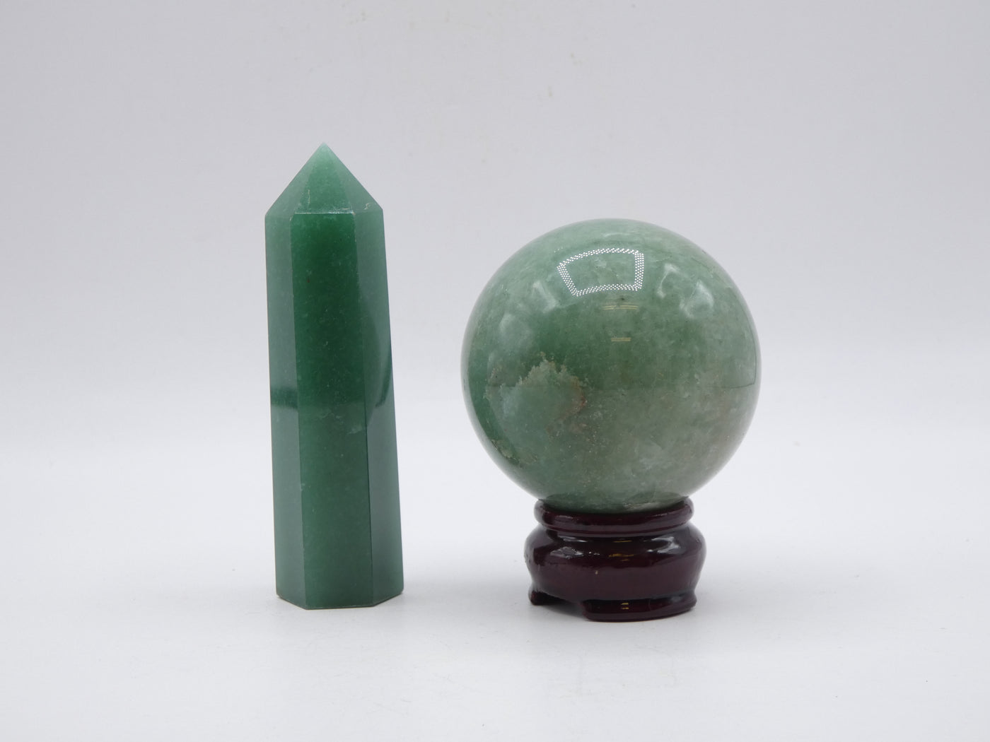 Green Aventurine Towers & Spheres