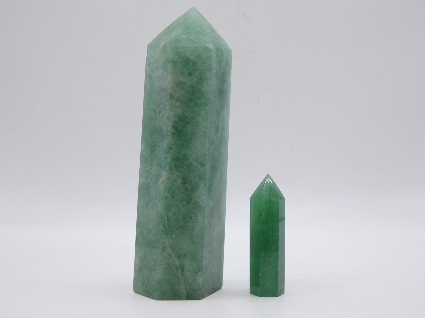 Green Strawberry Quartz Tower