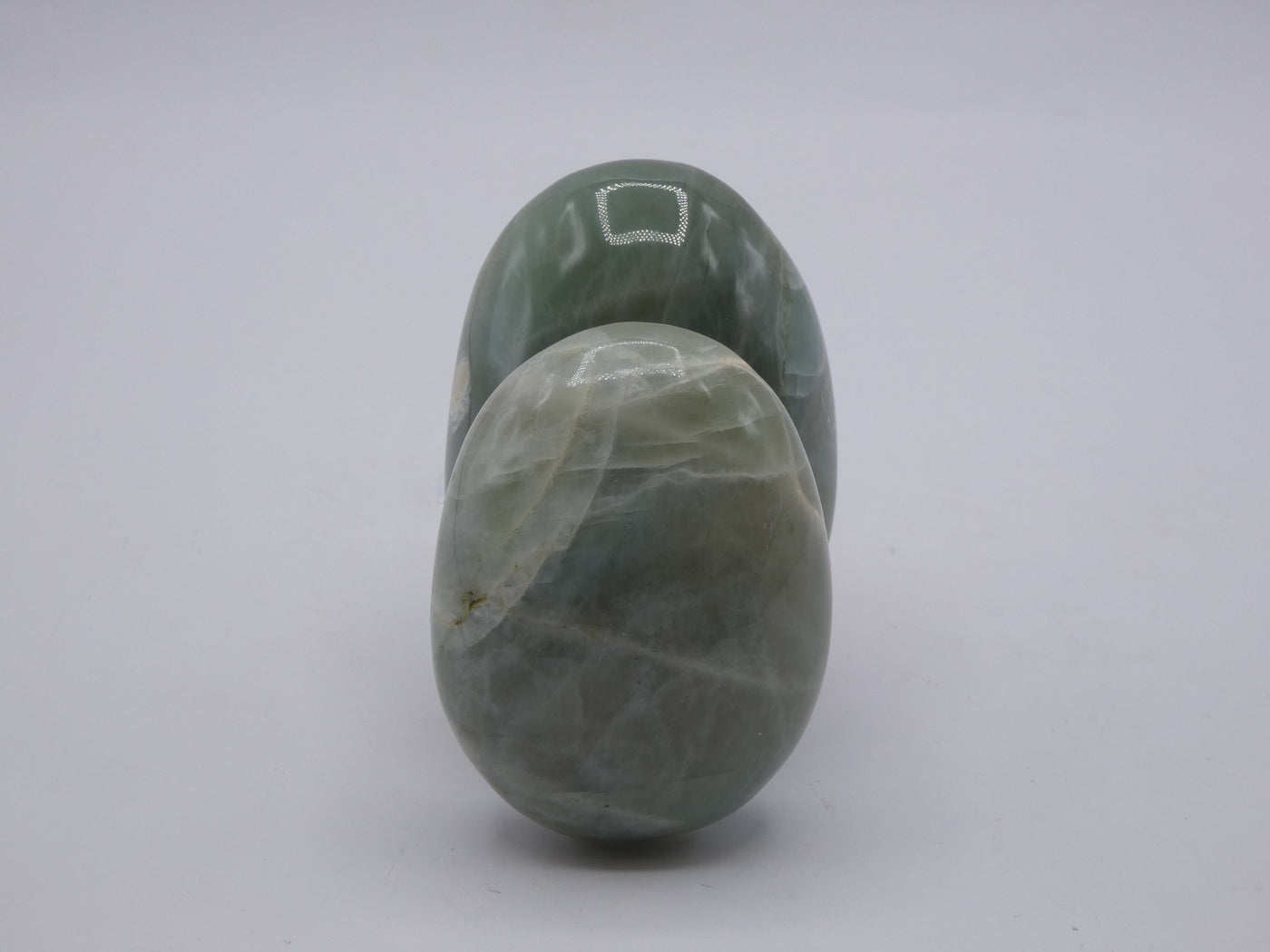 Green Moonstone Palm Stone