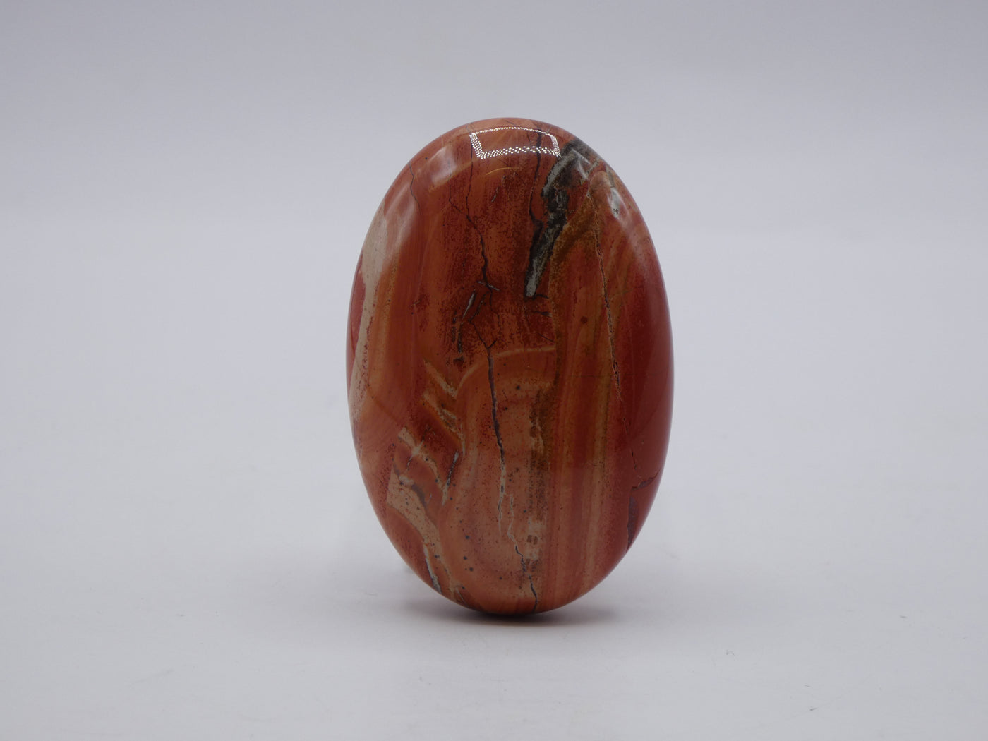 Red Jasper Palm Stone