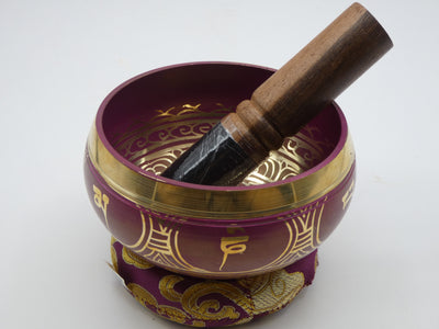 Color Tibetan Singing Bowl