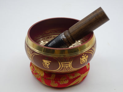 Color Tibetan Singing Bowl