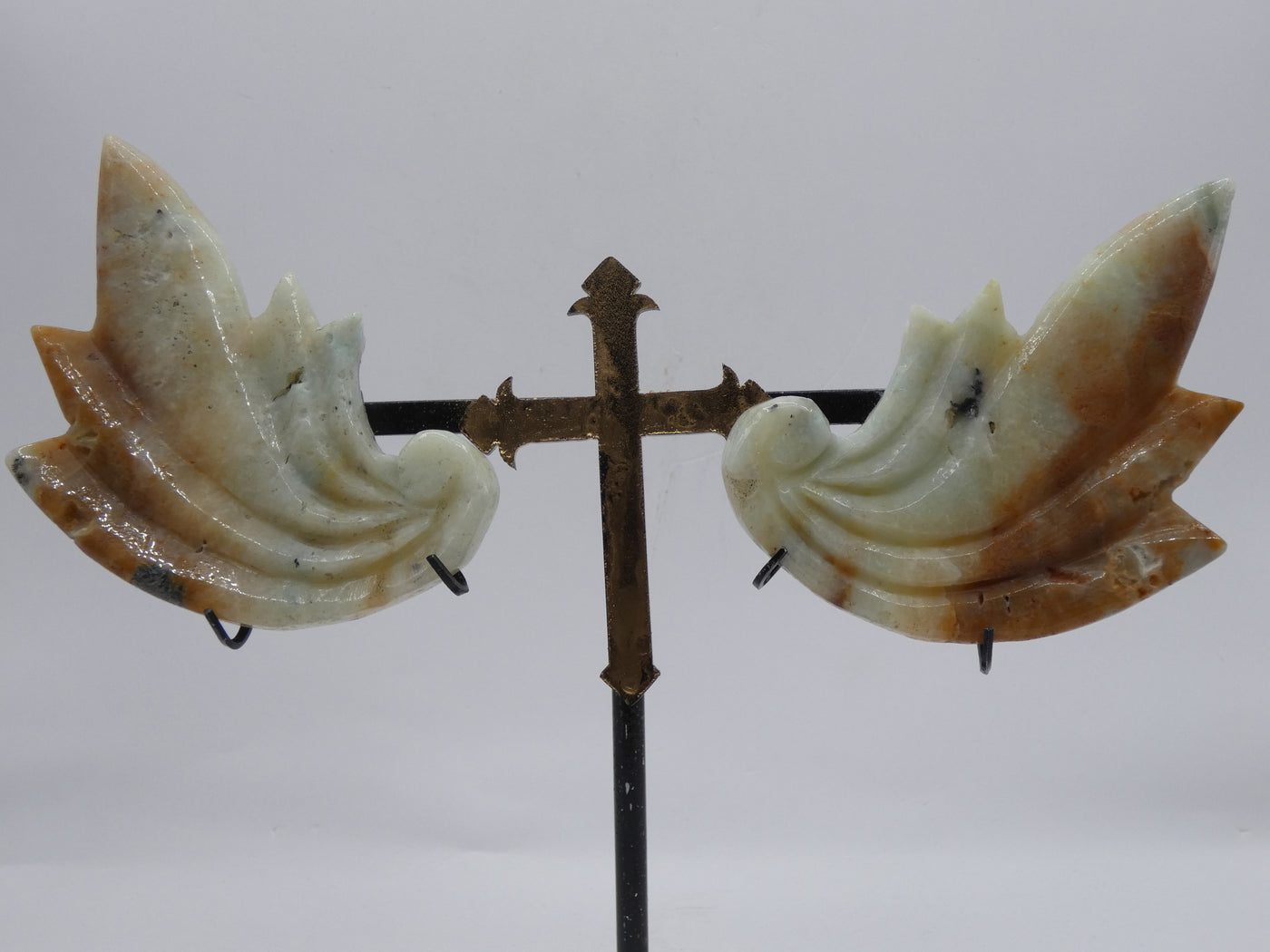 Caribbean Calcite Wings with Cross