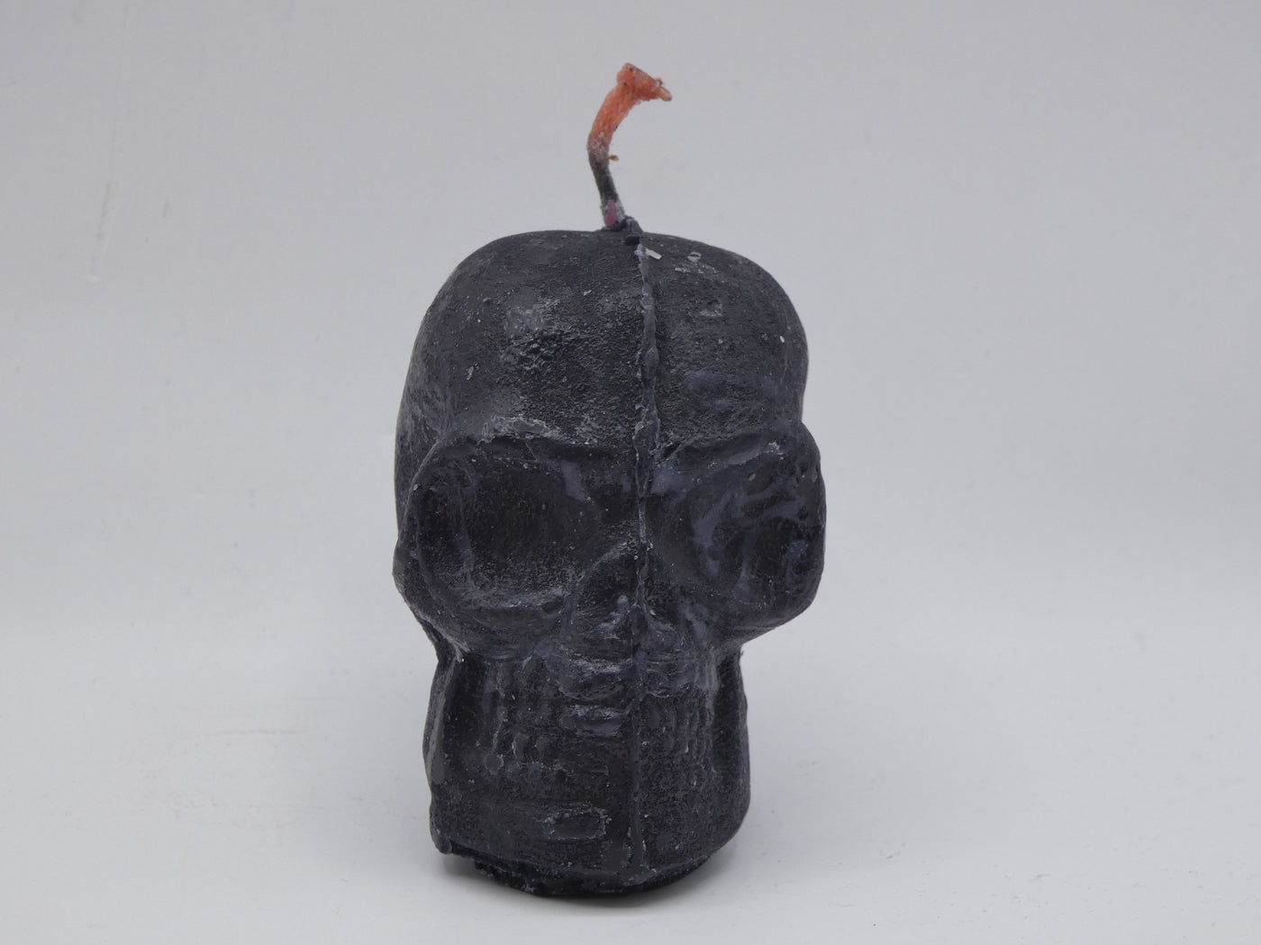 Beeswax Skull Candle Figure