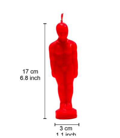 Man Candle Figure