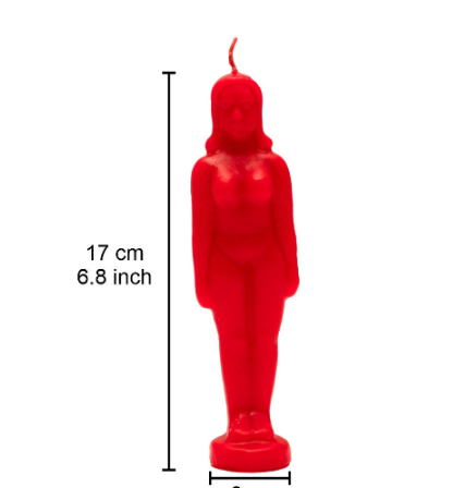 Woman Candle Figure