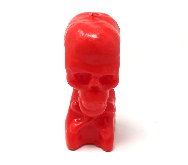 Skull Candle Figure