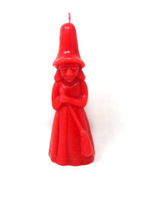 Witch Candle Figure