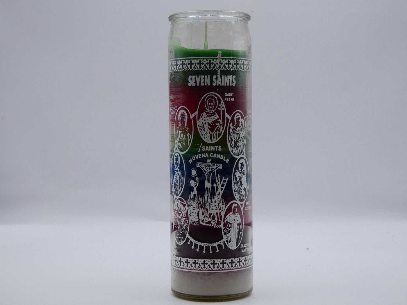 7 Colored Printed Candles