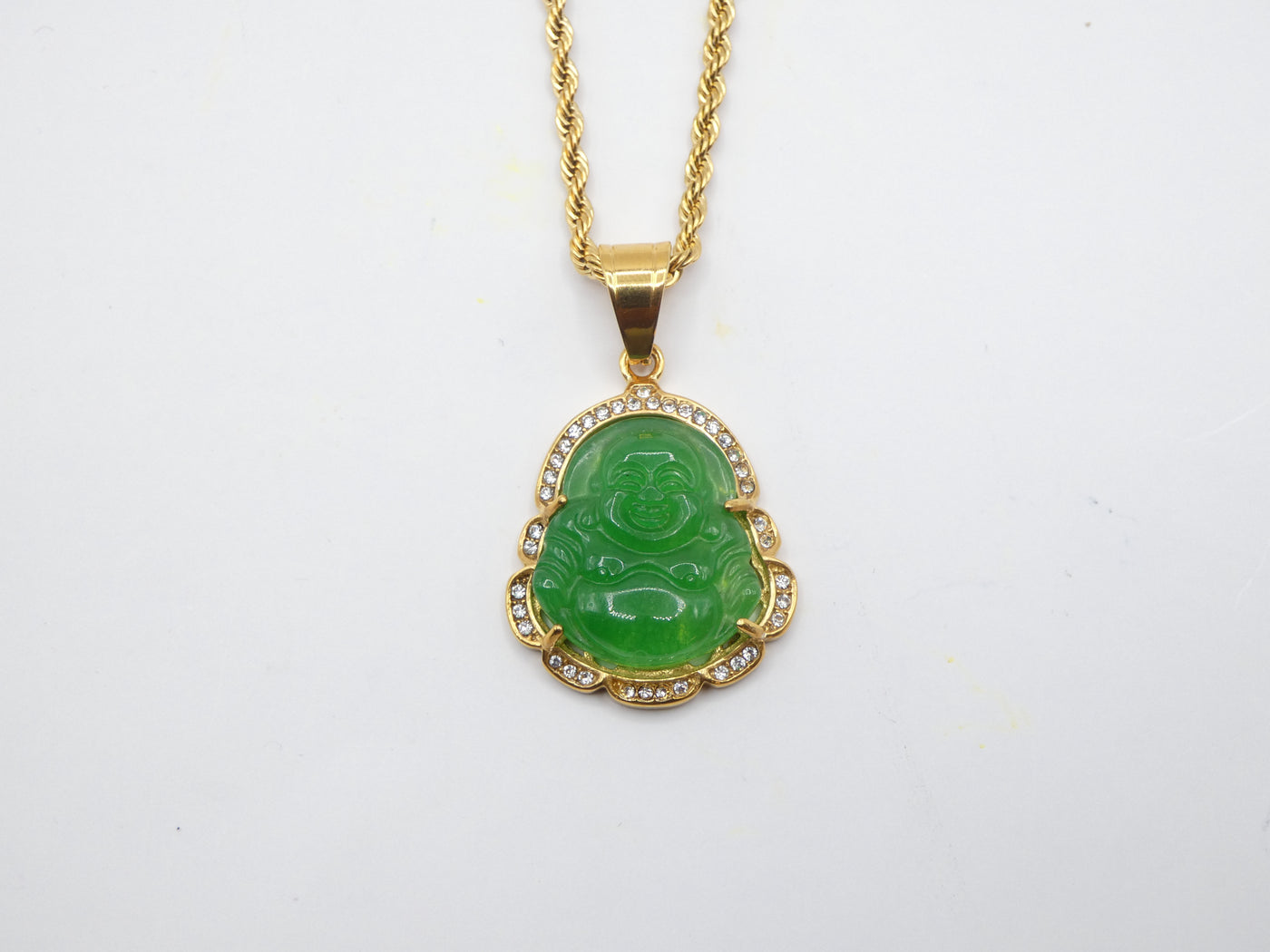 Gold Chain Buddha Necklace